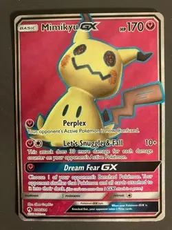Pokemon Mimikyu GX (Full Art) - SM - Lost Thunder (SM8) 206/214 Ultra Rare NM - Image 3