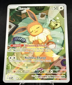 Pokemon Eevee SVP 173 Black Star Promo Illustration Rare Holo Near Mint - Image 1