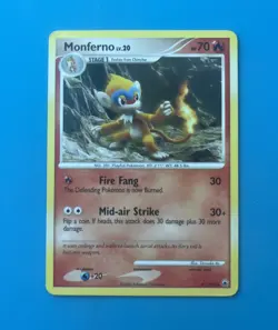 Monferno 41/100 Majestic Dawn Regular LP Pokemon TCG Card - Image 1