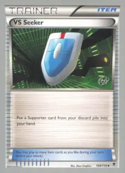 VS SEEKER (ROWAN STAVENOW) 109/119 UNCOMMON WORLD CHAMPIONSHIP DECKS POKEMON NM - Image 1