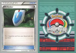 VS SEEKER (ROWAN STAVENOW) 109/119 UNCOMMON WORLD CHAMPIONSHIP DECKS POKEMON NM - Image 3