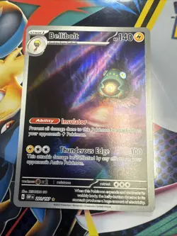 Bellibolt 201/197: SV03 Obsidian Flames Holo Illustration Rare 140 HP Pokemon C… - Image 1