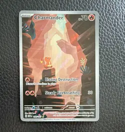 The Pokemon Company Charmander 168/165 SV151 Illus Rare Holo Eng 2023 70 HP - Image 1