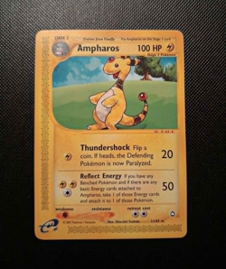 Pokemon Ampharos 001/147 Aquapolis Card. Excellent Condition - Image 1