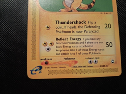 Pokemon Ampharos 001/147 Aquapolis Card. Excellent Condition - Image 3