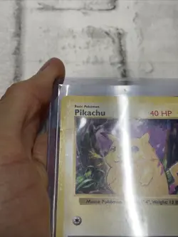 Pokemon Wizards of the Coast Base Set Pikachu 58/102 Shadowless Yellow Cheeks MP - Image 2