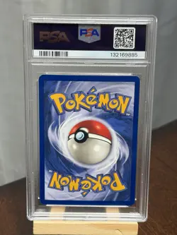 1999 Pokemon Base Set Unlimited #4 Charizard-Holo Rare CLEAN PSA 7 Grade NM - Image 3