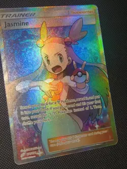 Pokemon Card Jasmine 177/181 Full Art Ultra Rare Sun & Moon Team Up Trainer NM - Image 1