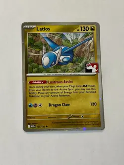 Latios 101/132 Holo Pokemon Prize Pack Series 8 Promo Pokemon Card NM MEG - Image 1