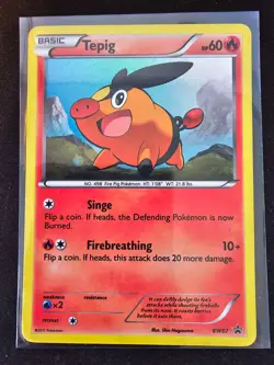 Tepig BW07 - Black and White Promo - Pokemon TCG - (NM) - Image 1