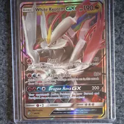 Pokemon TCG Dragon Majesty White Kyurem GX 48/70 Ultra Rare Holo 190 HP 2018 - Image 1