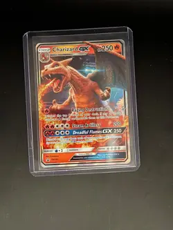 Pokemon Charizard GX SM195 SM Promo Full Art Holo Card English Stage 2 GX - Image 1