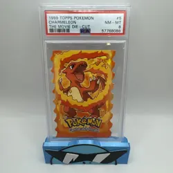 PSA 8 1999 Topps Pokemon the Movie Die Cut #5 Charmeleon - Image 1