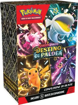 POKEMON TCG Bundle Box 6 buste DESTINO DI PALDEA - ITALIANO Disponibile - Image 1