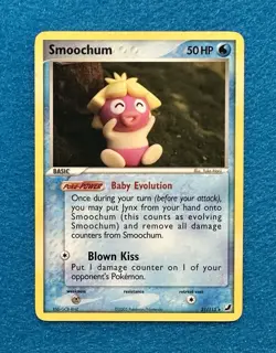 Pokemon TCG Smoochum 31/115 Unseen Forces Rare Regular English 2005 - Image 1