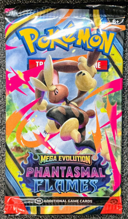 Pokemon - Mega Evolutions Phantasmal Flames Booster Pack (RANDOM ARTWORK) - Image 1