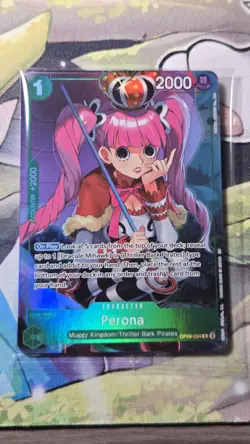 Perona (Illustration Box Vol.4) OP09-034 One Piece Promotion Cards Foil - Image 1