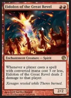 1x Eidolon of the Great Revel - Foil Light Play, English Journey Into Nyx MTG Ma - Image 1