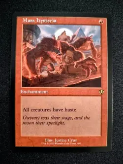 MTG Mass Hysteria Retro Frame 400 Innistrad Remastered NM - Image 1
