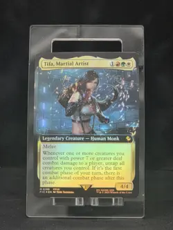 MTG Tifa, Martial Artist #0188 Extended Art Foil Final Fantasy Rare Magic - Image 1