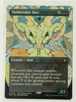 MTG Pathbreaker Ibex (Borderless) M 91 NM Special Guests Magic the Gathering - Image 1
