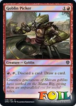 Goblin Picker 0128 MTG Dominaria United Common NP Foil - Image 1