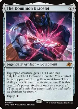 MTG Foil Edge of Eternities The Dominion Bracelet R 239 | Promo Prerelease NM - Image 1