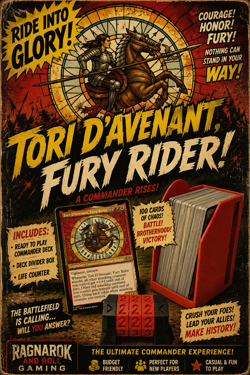 MTG Tori D'Avenant Fury Rider Commander Deck Bundle Budget Casual EDH - Image 1