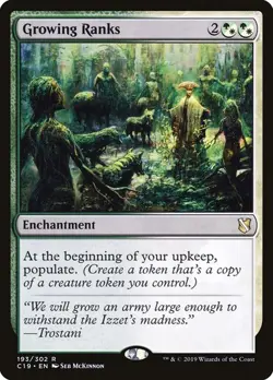 NM Growing Ranks, MTG, Commander 2019, Magic the Gathering, 193 - Image 1