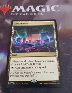 Mtg. City of Brass. Commander: Teenage Mutant Ninja Turtles. Pack Fresh - Image 1