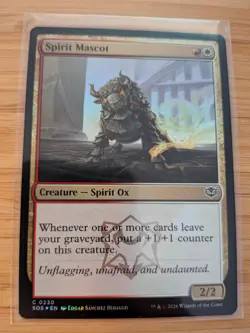 MTG Spirit Mascot (FOIL) 0230 Secrets of Strixhaven M/NM Free UK P&P - Image 1