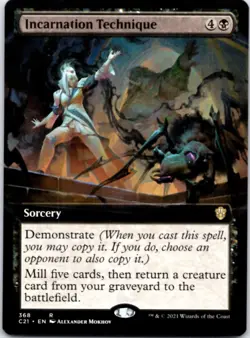 Incarnation Technique (Extended Art) Commander 2021, 368 NM - Image 1