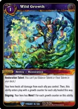 Wild Growth - Twilight of the Dragons - World of Warcraft TCG - Image 1