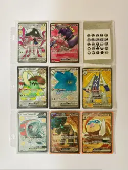 POKEMON TCG Full Art EX Card Collection Bundle X8 w Black Star Promo's - Image 1