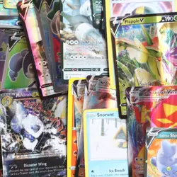 Pokemon Fan Art Custom Collection Card Bundle x130 Cards Shiny Foil Gold - Image 5