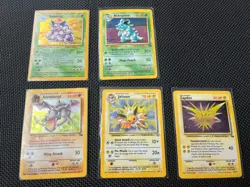 Pokemon Holo Card Collection Fossil Jungle Base Set WOTC 1999 Lp-Mp cheep bundle - Image 1