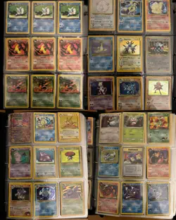 Huge Pokemon Card Collection Bundle Binder 700+ Cards Early Holo JP - Image 1