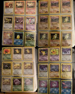 Huge Pokemon Card Collection Bundle Binder 700+ Cards Early Holo JP - Image 2