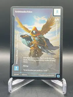 Archimedes Falco 073/401 Existence [Epic] Full Art Wonders of the First NM/M - Image 1