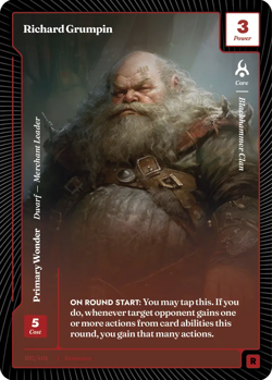 Wonders Of The First: Existence - Richard Grumpin RARE 192/401 🔥🔥🔥 - Image 1