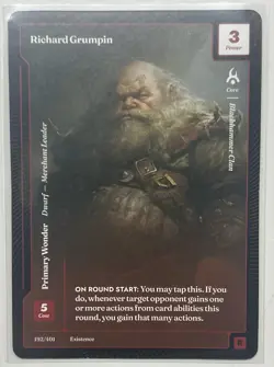 Wonders Of The First: Existence - Richard Grumpin RARE 192/401 🔥🔥🔥 - Image 2