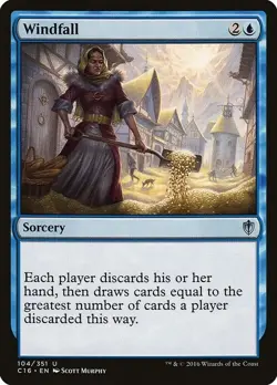 Magic The Gathering MTG WINDFALL Commander 2016 NM Near Mint - Image 1