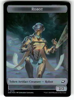 Robot // Munitions Double-Sided Token 10 // 9 Foil - Image 1