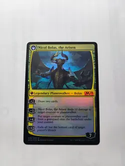MTG Nicol Bolas, The Ravager M19 #218 Foil - Image 2