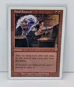 Final Fortune - Magic The Gathering MTG - Seventh 7th Edition! - Image 1