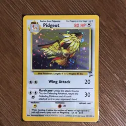 Pokemon TCG Pidgeot Holo Rare Card 14/130 Base Set 2 - Image 1