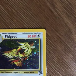 Pokemon TCG Pidgeot Holo Rare Card 14/130 Base Set 2 - Image 3