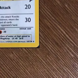 Pokemon TCG Pidgeot Holo Rare Card 14/130 Base Set 2 - Image 5