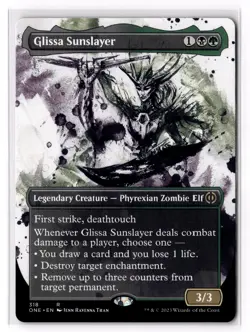 Glissa Sunslayer (Showcase) 318 Phyrexia: All Will Be One ONE NM - Image 1