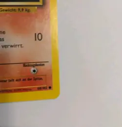 1st Edition Vulpix 68/102 - NM Near Mint - German Base Set Pokemon Card - Image 4